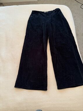 Madewell Black Wide Leg Pants